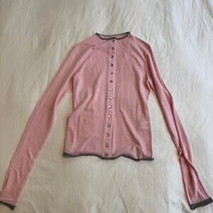 Frankies bikinis leo knit cardigan